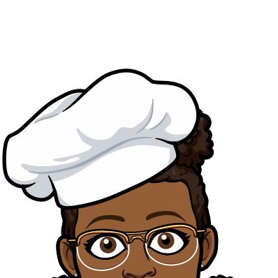 Emoni’s original chef Bitmoji illustration